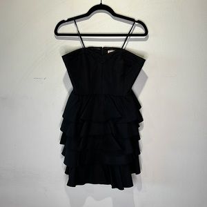 Rebecca Taylor strapless, black, cocktail dress